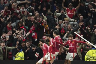 Harry Maguire et Manchester United ont retourné une situation compromise KEYSTONE/AP/Jon Super